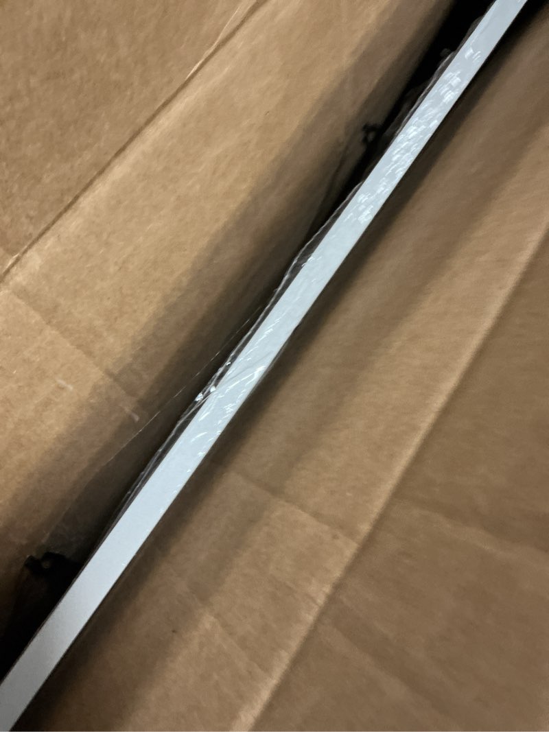 Condition photo showing Good Condition for Lavezee 24x36 Poster Frame for Artwork, Puzzles and Photos, White Picture Frame Display 24 x 36 Inch Photo Picture Frame for Wall, Metal White 24x36