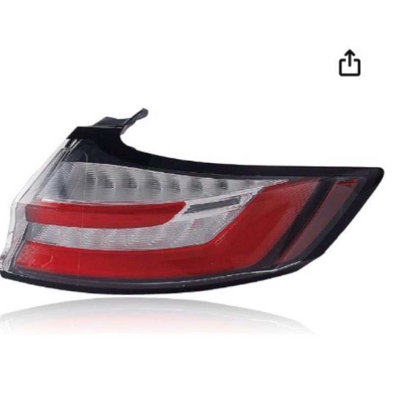 AutoZest LED Tail Lights Compatible With Ford Edge ST/ST-Line 2019 2020 2021 2022 2023 2024 Rear Bra