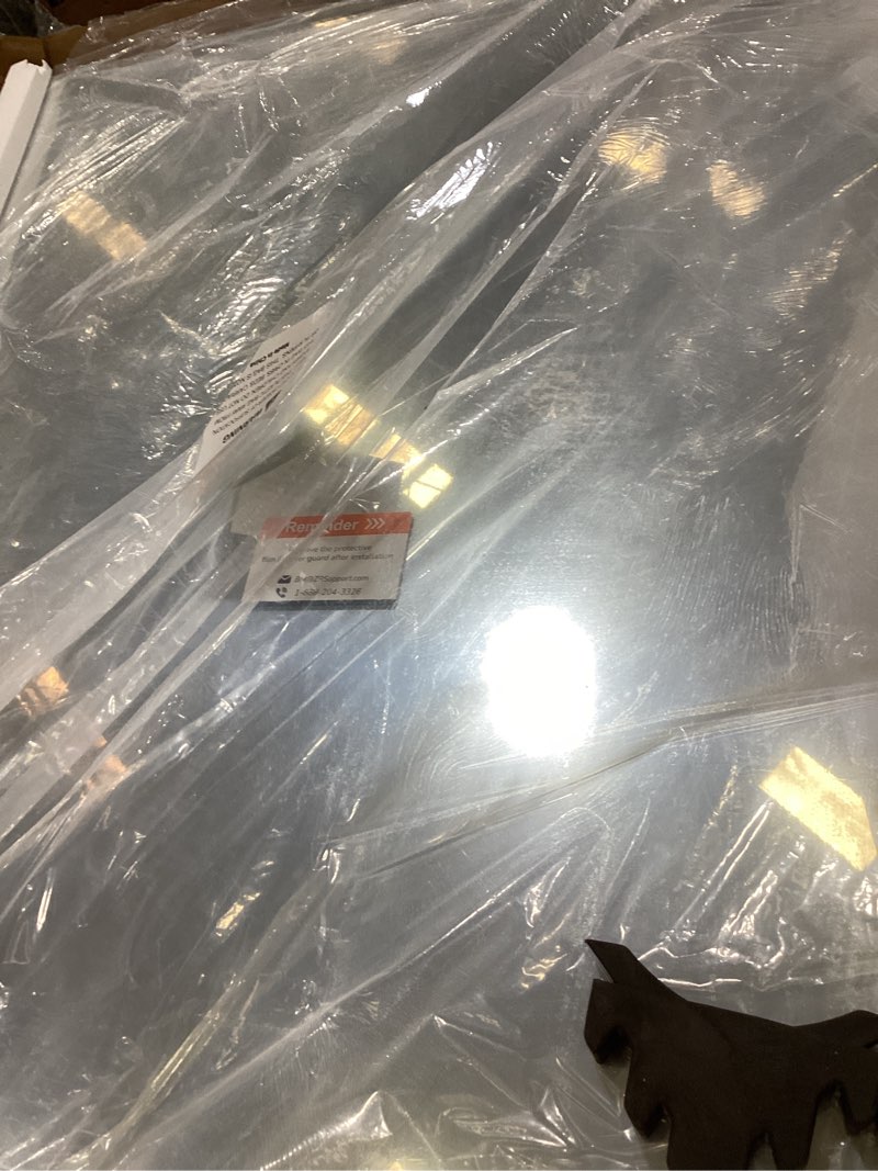 Condition photo showing Good Condition for tokeshimi 30x36 beveled bathroom mirror frameless, rectangle bathroom vanity mirror with 1" beveled edge, shatterproof modern mirrored wall decor for living room, entryway, bedroom 30"l x 36"w rectangle-shaped
