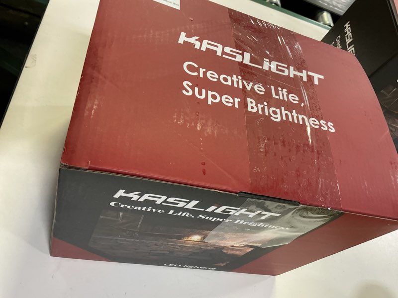 Condition photo showing New/Like New for 7 Inch Round Headlights DOT Approved Brighter Jeep LED Headlight Amber Halo Hi/Low Sealed Beam H6024 LED Headlight Compatible With Ford Chevy Miata Jeep Wrangler JK TJ LJ CJ Hummer H1 H2 etc Yellow Halo Amber