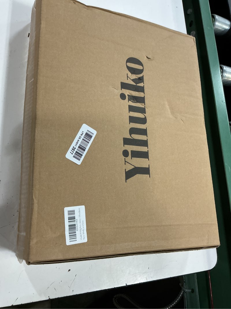 Condition photo showing New/Like New for yihuiko folding camping table, adjustable height folding table, portable aluminum small folding table with carry handle for picnic, bbq, indoor, office 24"l x 16"w x 24"h