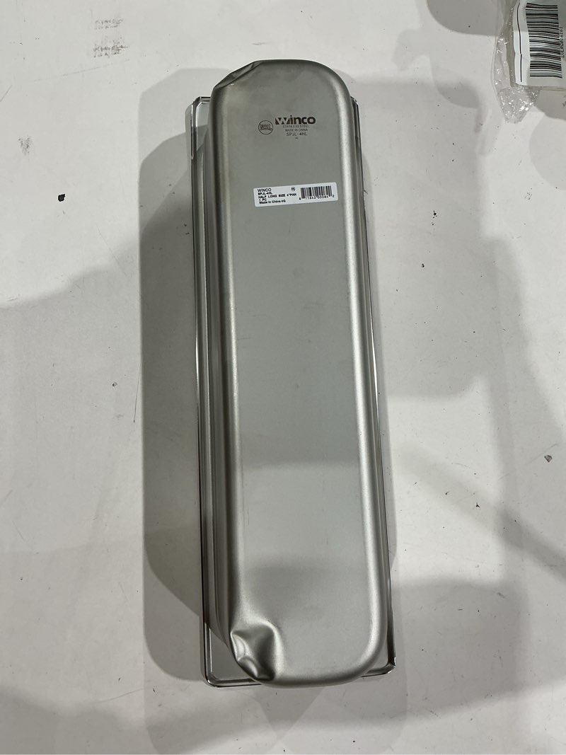 Condition photo showing As Is for winco 4  half long size pan