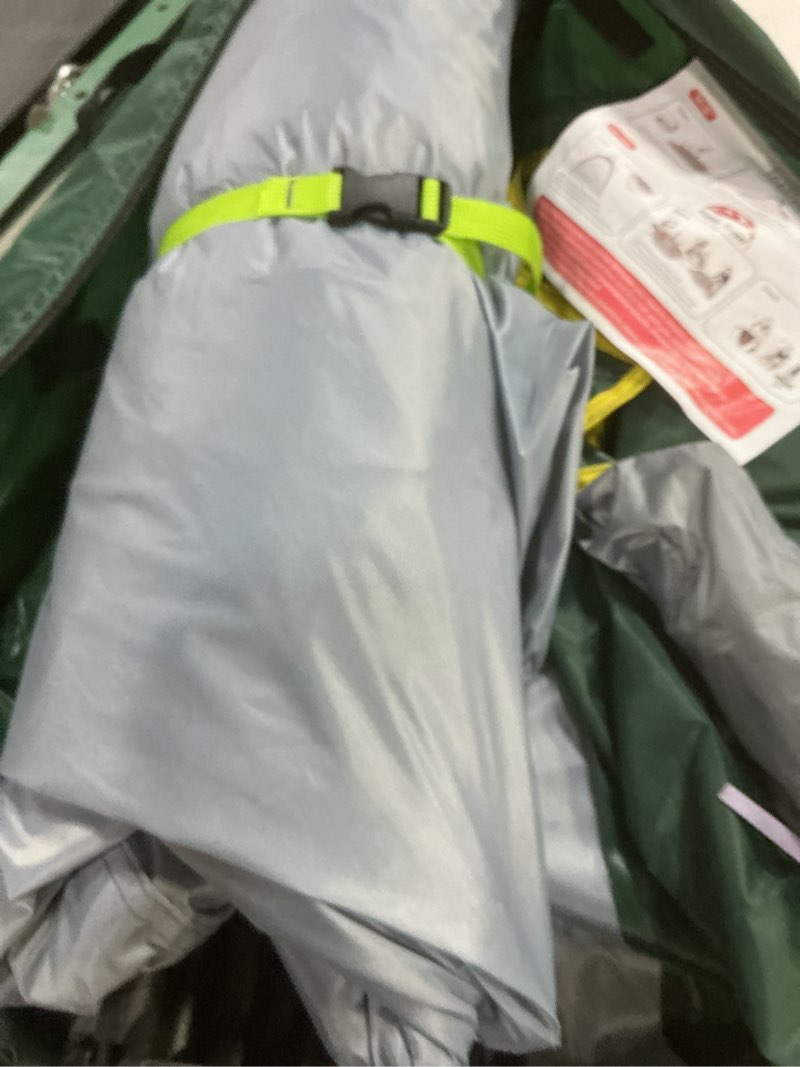 Condition photo showing Good Condition for happy travel 2-3 person portable tent, outdoor campaign and holding tent, family tent with carry bag, automatic windproof tent for walking for camping mountaineering beach