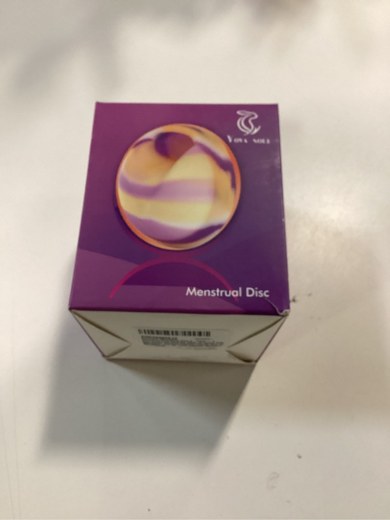 Condition photo showing New/Like New for Reusable Menstrual Disc 2-Pack - L Menstrual Cup Medical Wear 12 Hours Soft Disc Grade Silicone Flexible Period Disc for Women - Can Be Used Intimate Moments Designed