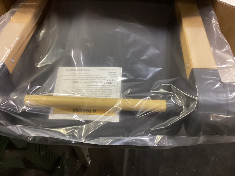 Condition photo showing New/Like New for Foldable Baby Bouncer, Baby Seat with 3 Adjustable Heights, Portable Newborn Rocker, Ergonomic Bouncy Seat for Natural Bounce, Bouncer for Babies 0-6 Months, Soft Cotton (Charcoal Gray)