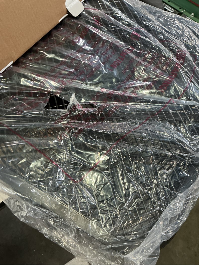 Condition photo showing New/Like New for utilitech 20-in 120-volt 3-speed high velocity indoor black box fan
