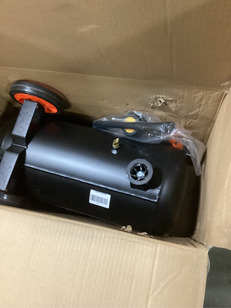 Condition photo showing Good Condition for VEVOR 6.3 Gallon Air Compressor, 2 HP 3.35 CFM@90PSI Air Compressors with Max. 116PSI Pressure, Oil Free Compressor Tank for Auto Repair, Tire Inflation, Spray Painting, Woodwork Nailing