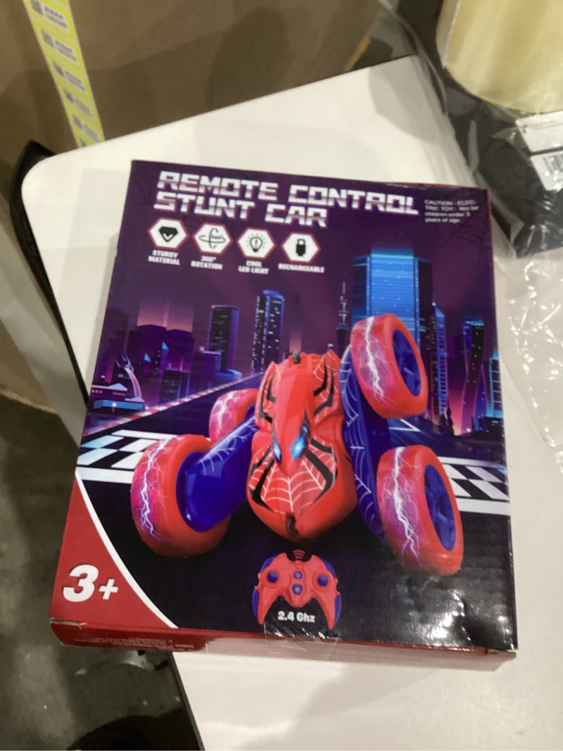 Condition photo showing Good Condition for Remote Control Car,RC Cars Boys Toys for 3 4 5 6 7 8 9 10 11 12 Year Old Boy Double Sided 360°Flip 4WD Rechargeable Drift RC Race Car Birthday Gifts Christmas Basket Stuffers for Kids Age 3-12 Red
