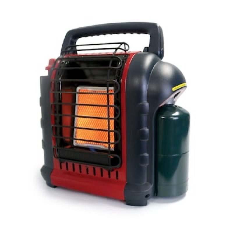 Condition photo showing As Is for mr. heater tough buddy 9000 -btu indoor/outdoor portable radiant propane heater