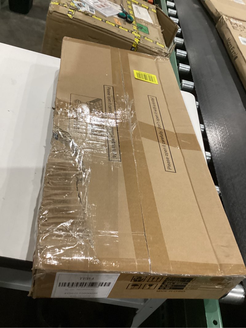 Condition photo showing New/Like New for Ulif U8 Mini Laundry Room Storage Organizer, Over The Washer and Dryer Storage Shelves for Laundry Organization, 29.5”W x 17.3”D x 76.2”H, Suit Washing Machine Width Within 27.1”, Hold 304 lb, White U8 Mini White