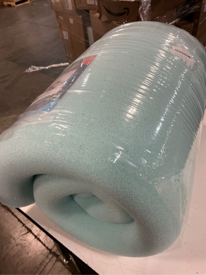 Condition photo showing Good Condition for linenspa memory foam mattress topper - 2 inch gel infused memory foam - plush feel - cooling and pressure relieving - certipur certified - dorm room essentials - queen size queen 2 inch classic gel