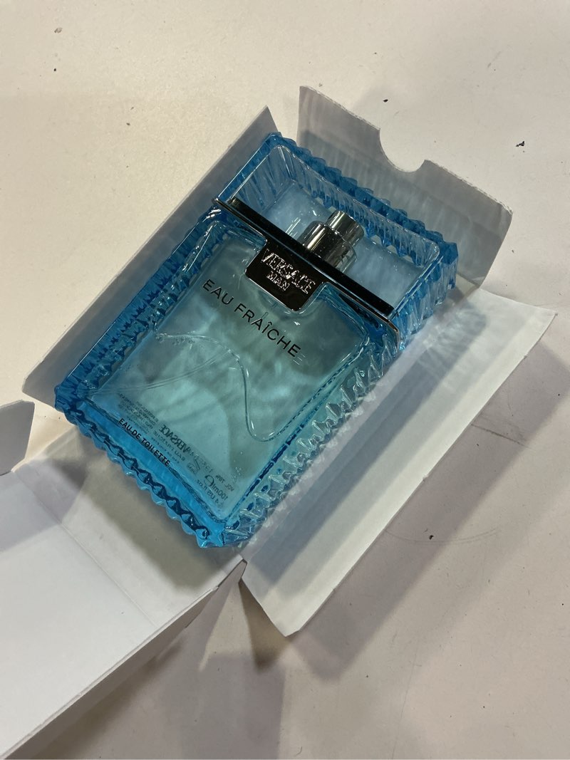 Condition photo showing New/Like New for versace man eau fraiche by gianni versace for men deodorant spray 3.4 oz