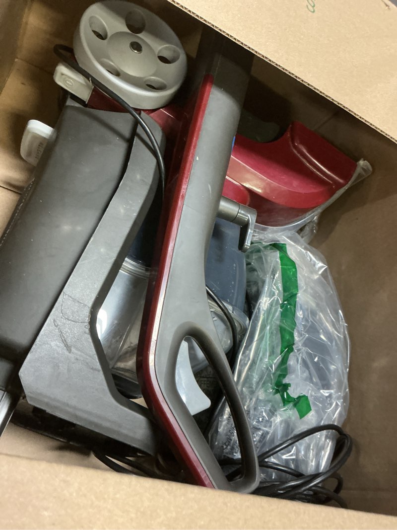 Condition photo showing As Is for Hoover PowerScrub Deluxe Carpet Cleaner Machine for Carpet and Upholstery, Deep Cleaning Carpet Shampooer Machine with Multi-Purpose Tools, Pair Carpet Cleaner Solution