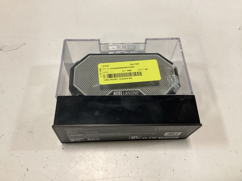 Condition photo showing New/Like New for altec lansing hydramini 2.0 everythingproof magnetic wireless portable bluetooth speaker, black grey, imw1002