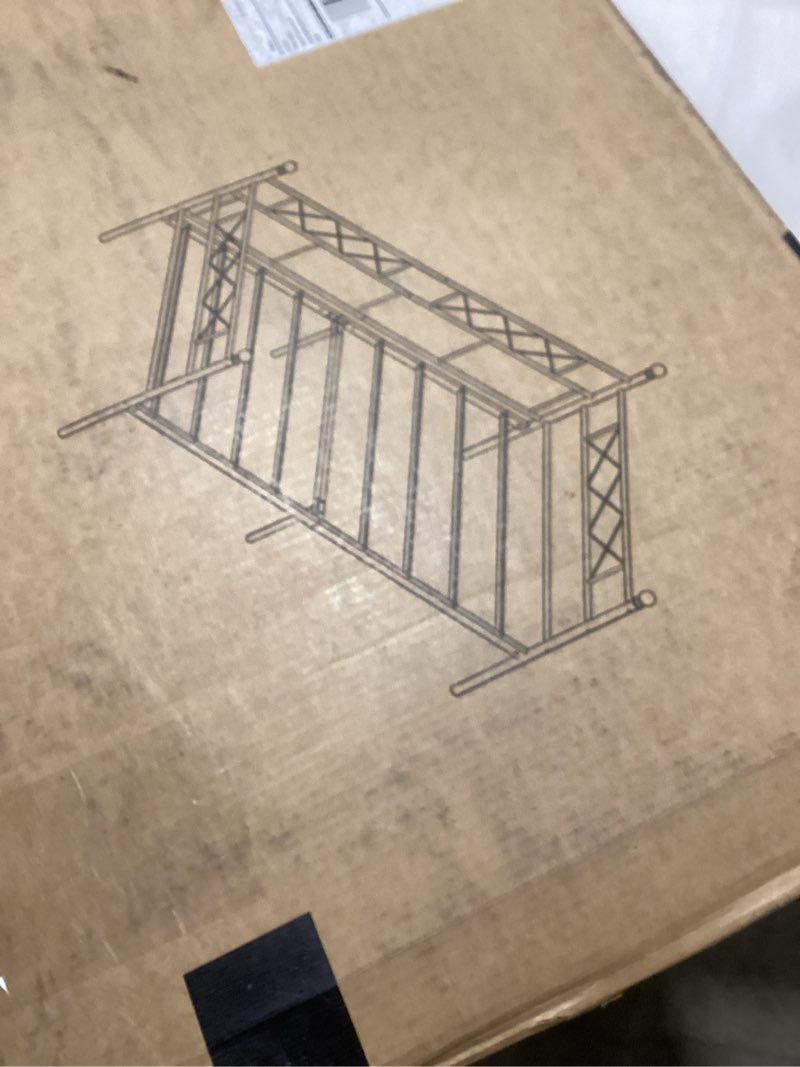 Condition photo showing New/Like New for Twin Size Daybed Frame, Day Bed White Metal Daybed Frame with Headboard, Mattress Platform Base Box Spring Replacement Sofa Bed for Living Room Guest Room/Style X/White Twin Size Contemporary