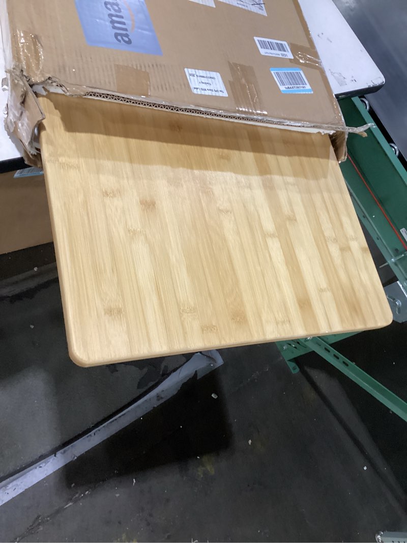 Condition photo showing New/Like New for Houseables Low Coffee Table, Bamboo Coffee Table, Low Desk, Japanese Floor Desk, Folding, Collapsible, Foldable, for Sitting On The Floor, Living Room, Dining, Small Spaces, Tatami Furniture, Natural