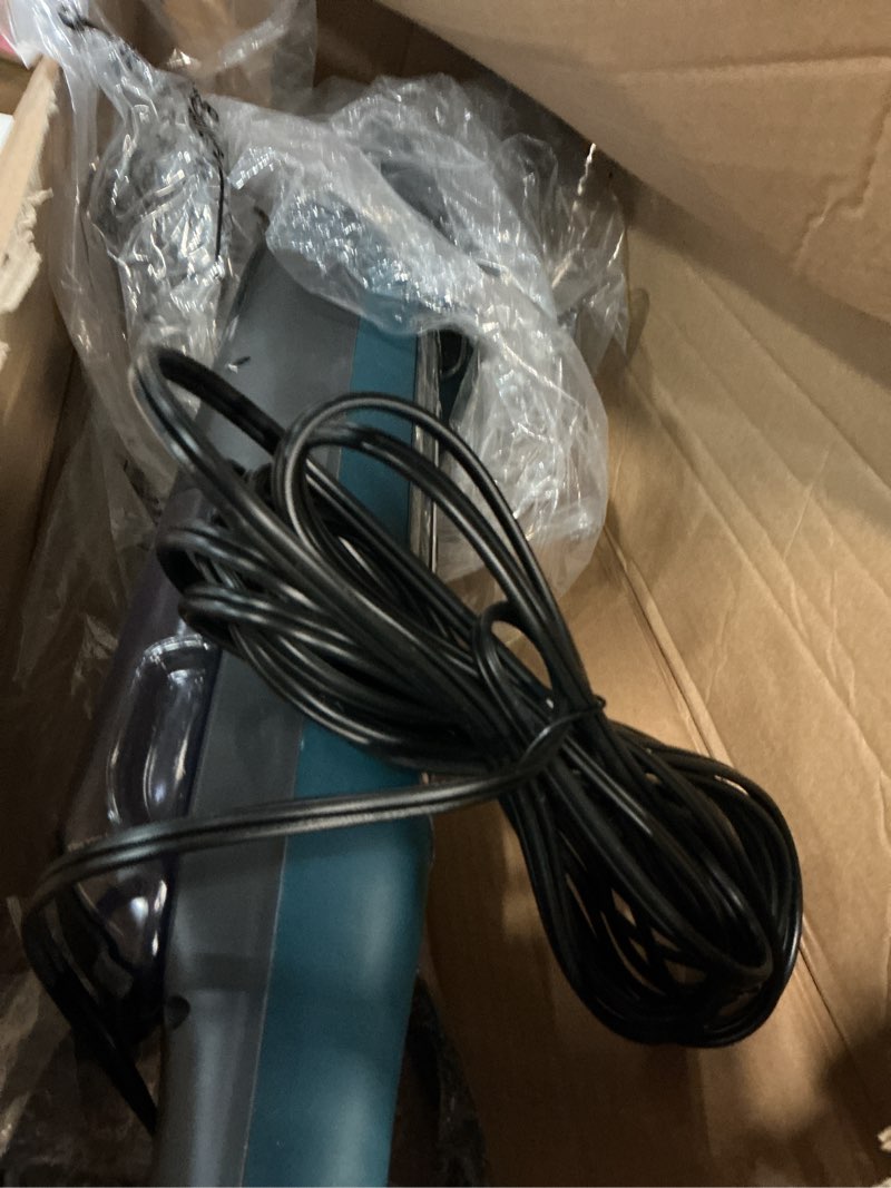 Condition photo showing As Is for shark steam & scrub all-in-one scrubbing and sanitizing hard floor steam mop, 2 steam modes, 2 dirt grip soft scrub pads included, xl removable water tank, swivel steering, teal, s8002brn steam & scrub (2-pad)