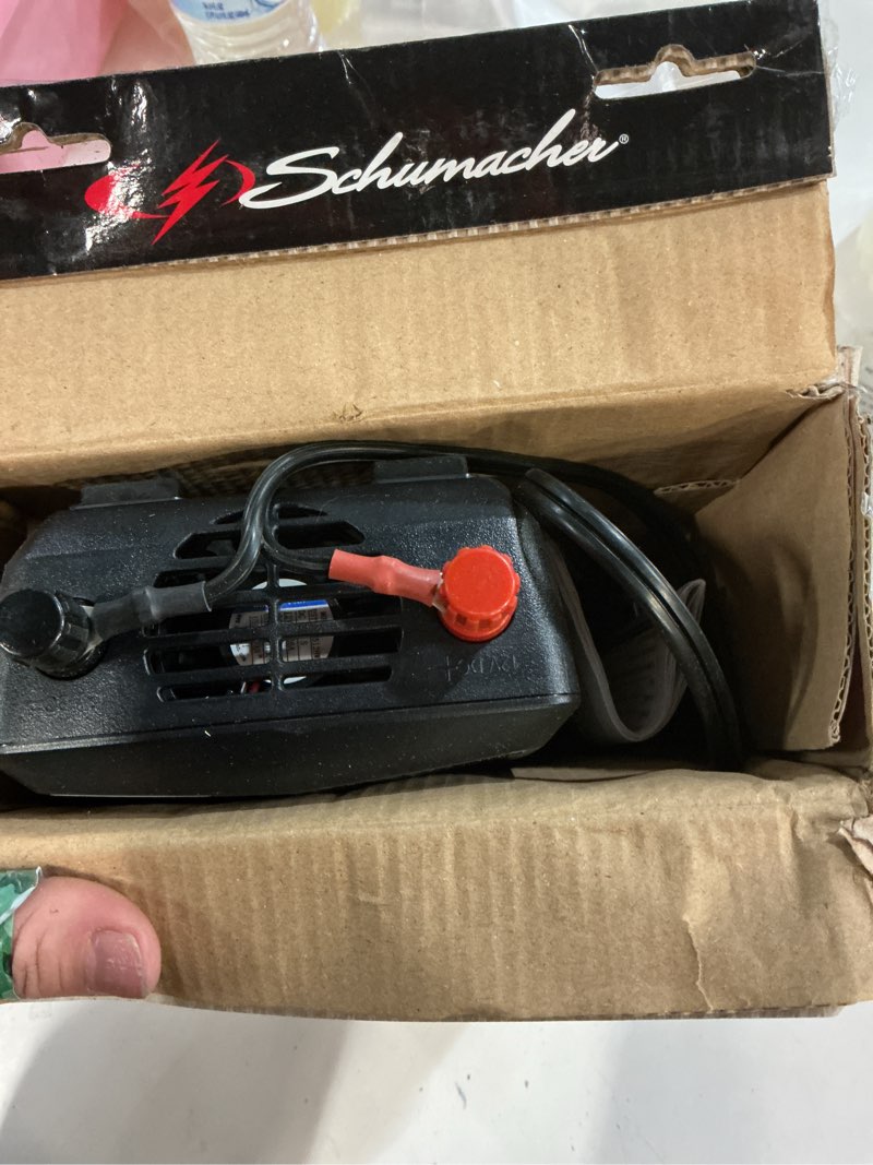 Condition photo showing As Is for Schumacher XI75DU DC to AC Digital Power Inverter for Cars