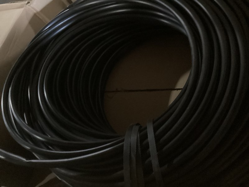 Condition photo showing New/Like New for raindrip 052050 1/2-inch drip irrigation supply tubing, 500-foot, for irrigation drippers,drip emitters, irrigation parts, and drip systems, black polyethylene 500 feet hose black polyethylene