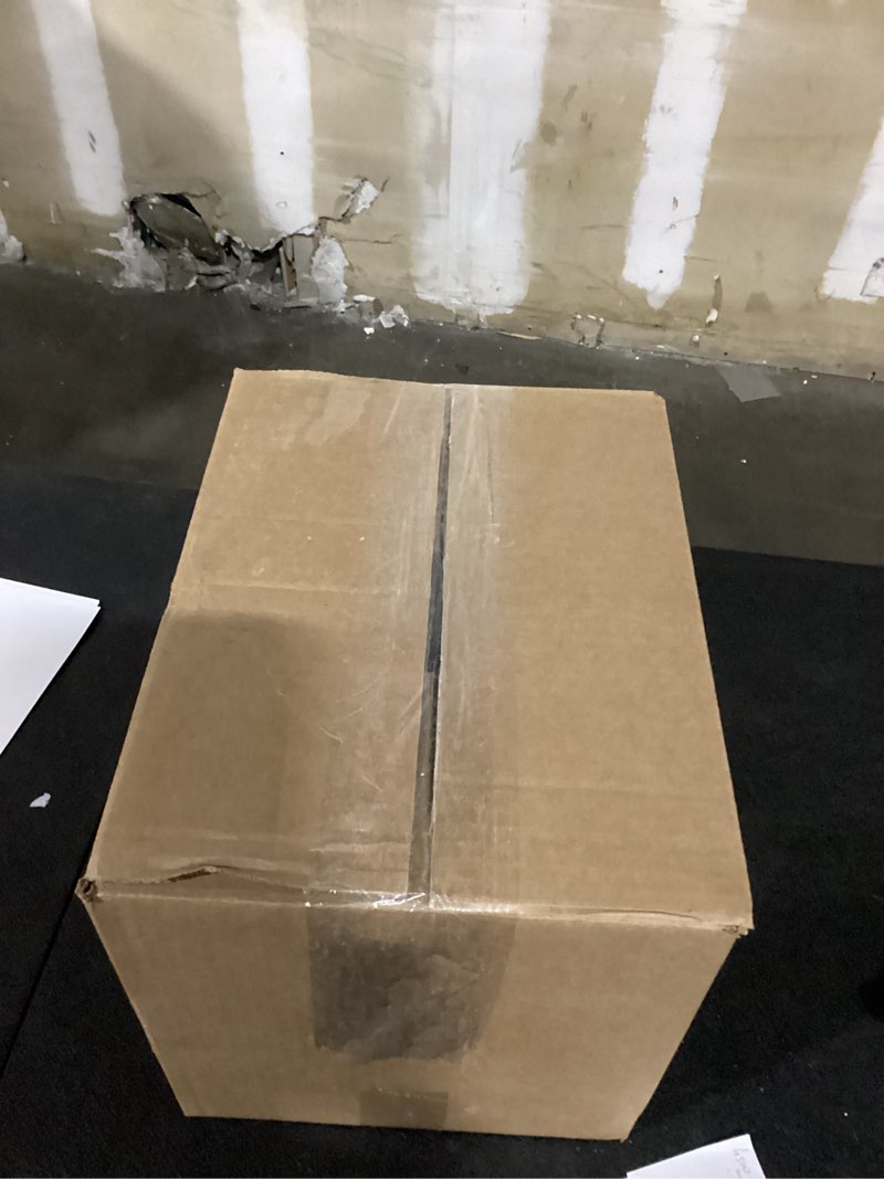 Condition photo showing As Is for whirlpool 5.07-lb ice per day built-in cubed ice maker (white)