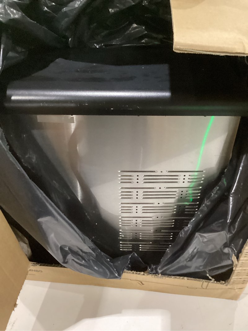 Condition photo showing As Is for gevi v2.0 countertop gemi nugget ice maker | self-cleaning pellet ice machine | stainless steel housing |16.7''h fits perfectly under wall cabinet | silver with viewing window 17.3"d x 9.7"w x 16.7"h silver 1