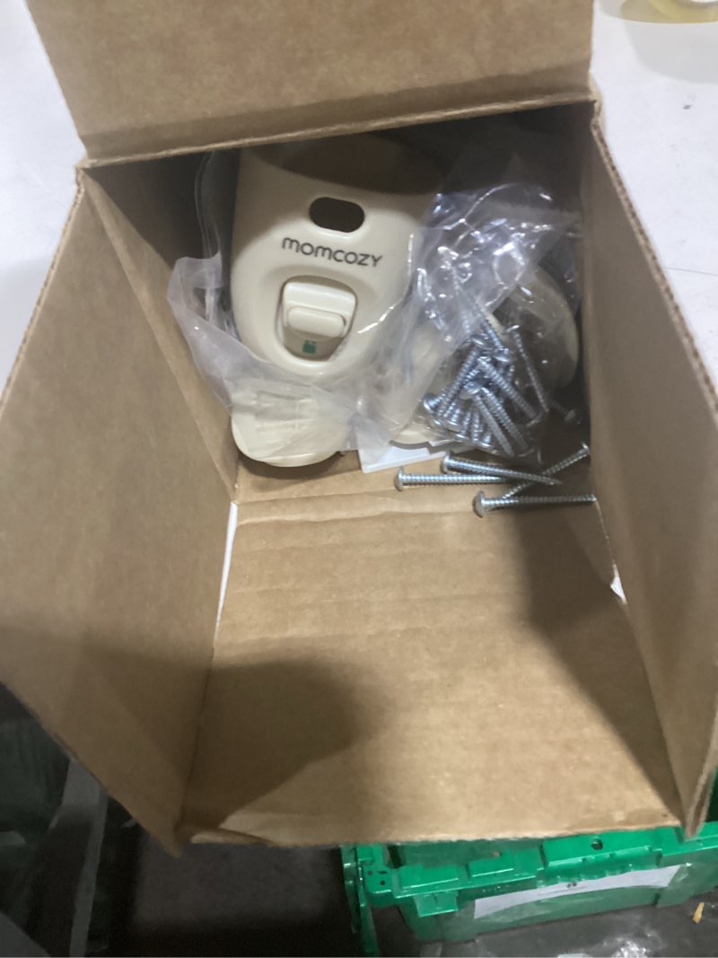 Condition photo showing Good Condition for Retractable Baby Gate, Momcozy Extra Wide Mesh Baby Gates for Stairs, 33" Tall, Extends to 71" Wide, Pet Dog Gate for Doorways, Stairs, Hallways, Indoor/Outdoor