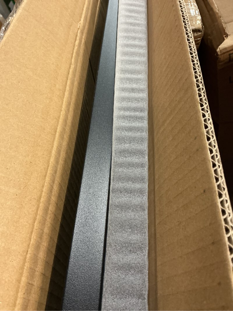 Condition photo showing New/Like New for 36" metal planter box, large rectangular window box with drainage holes & rust-proof coating, modern outdoor/indoor flower box for balcony, patio & herbs, black 36”l x 12”w x 26“h