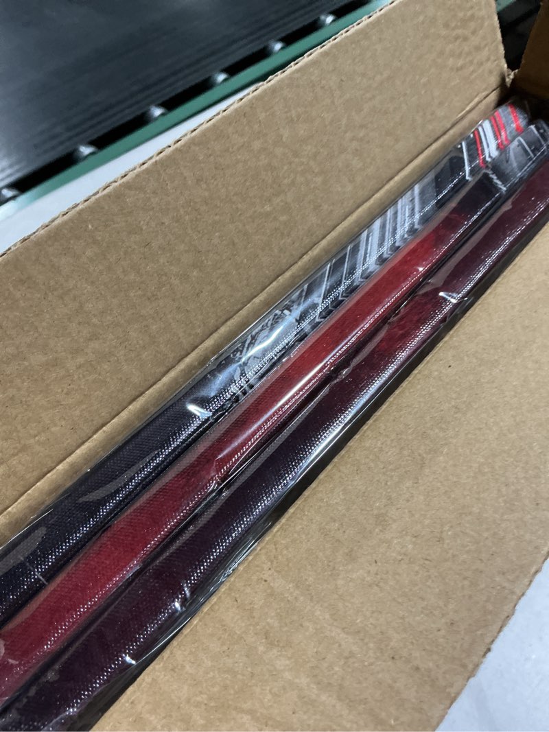 Condition photo showing Good Condition for LevvArts 3 Panel New York City Wall Art Canvas Brooklyn Bridge Night View Picture Print Modern Black and Red City Poster Painting for Home Office Bedroom Decoration (Red, Small) Small Red