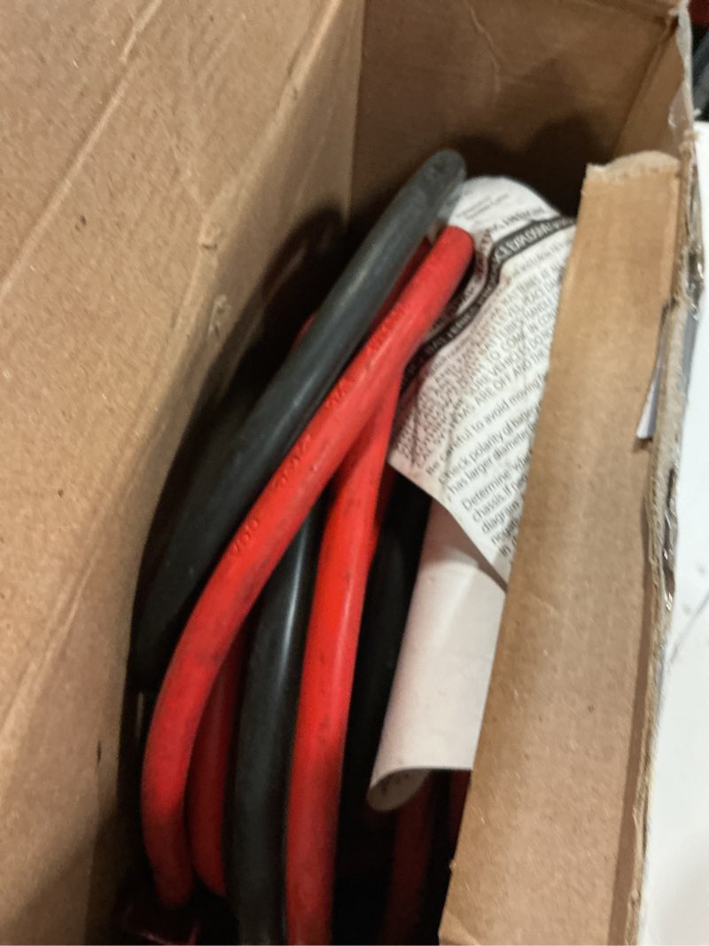 Condition photo showing As Is for everstart maxx 20-foot 4-gauge professional grade booster cables  250 amps