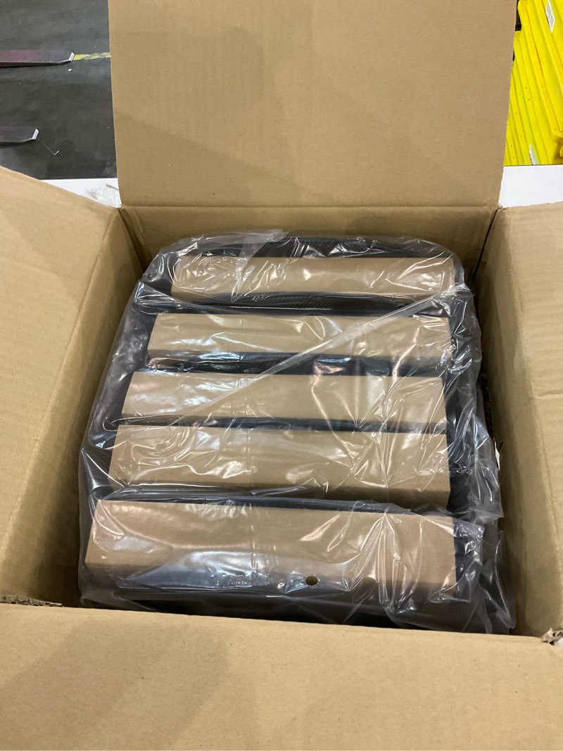 Safco Onyx Desk Organizer, 5 Tiered Vertical Compartments, Office and Classroom Mailbox , Paper and 