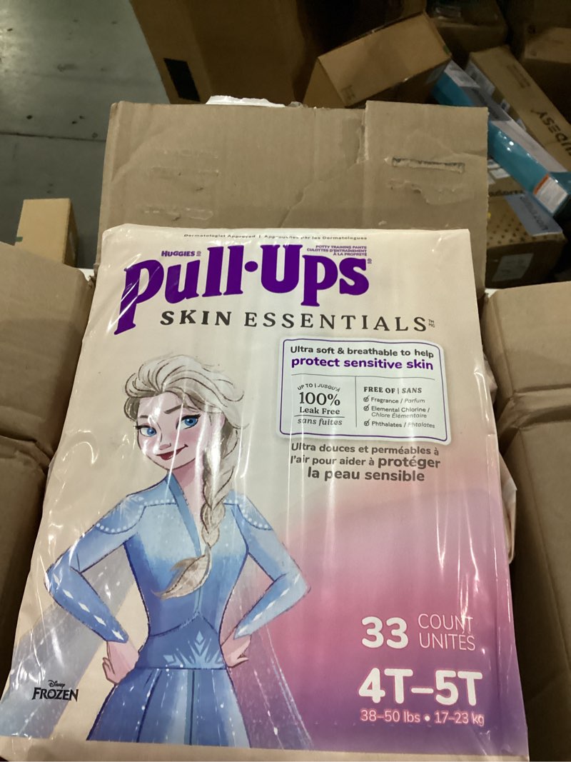 Condition photo showing New/Like New for Pull-Ups Girls' Skin Essentials Luxury Training Pants - Size 4T-5T - 99ct