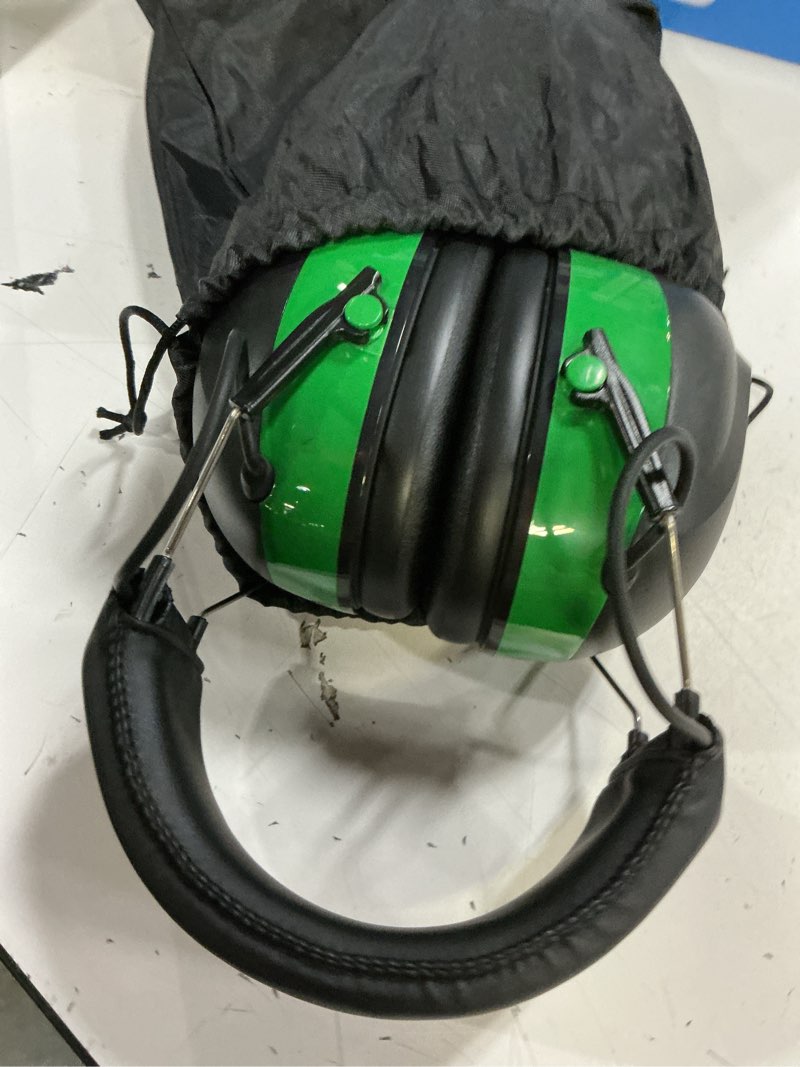 Condition photo showing Good Condition for kalence bluetooth 5.4 hearing protection with 120h working time, 30db safety earmuffs, rechargeable bluetooth work headphones, ear protection for mowing, workshops, construction, snowblowing, green