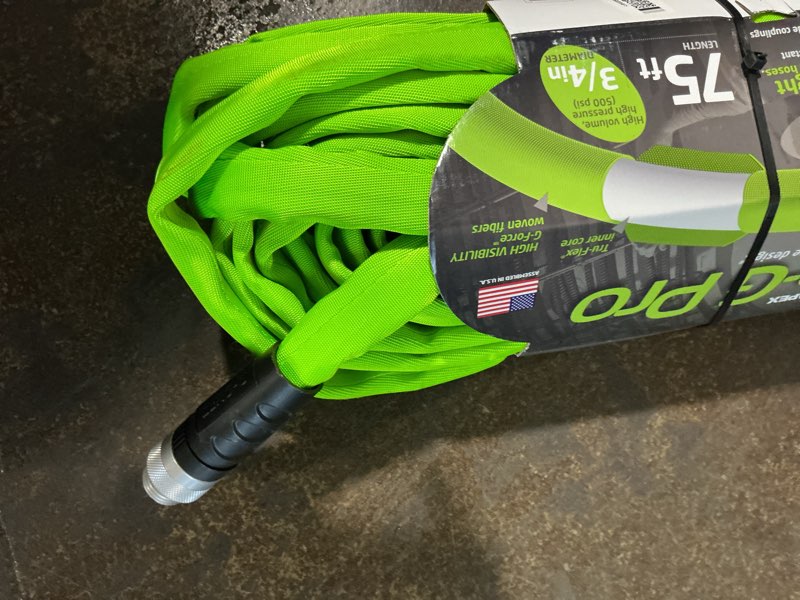 Condition photo showing Good Condition for zero-g pro teknor apex 3/4-in x 75-ft contractor-duty kink free woven green coiled hose