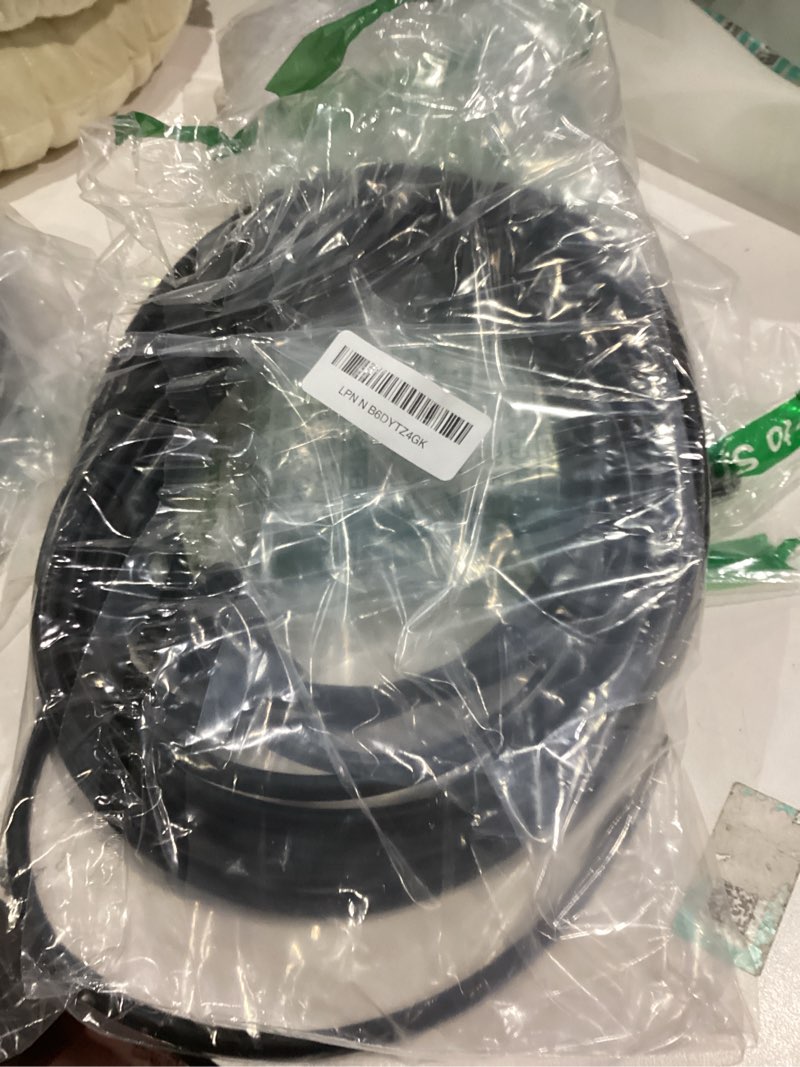 Condition photo showing As Is for Optical Audio Cable 30 Ft Digital Audio Toslink Cable Cord-Fiber Optic-Gold Plated-Flexiable&Durable-for Home Theater,Sound Bar,PS4&Xbox-with 4 Right Angled and Mini Toslink Adapters+Ties Straight to Straight 30FT