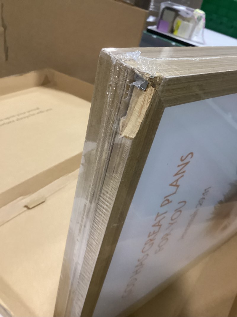 Condition photo showing As Is for Dytila Framed 3 Piece Christian Nursery Wall Decor, Jungle Themed Nursery Decor, Safari Baby Boy Room Wall Art, Animal Pictures Canvas Prints, Elephant Lions Zebra Paintings Kids Artwork 12x16 inch Animal Scriptures 16"L x 12"W