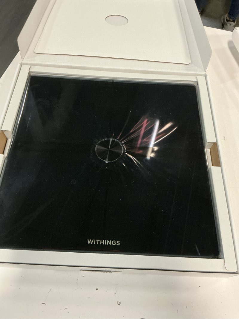 Condition photo showing Good Condition for WITHINGS Body Smart - Accurate Scale for Body Weight and Fat Percentage, Body Composition Wi-Fi and Bluetooth Weight Scale, Baby Weight Scale, Smart Scale Apple Health Compatible, Bathroom Scale