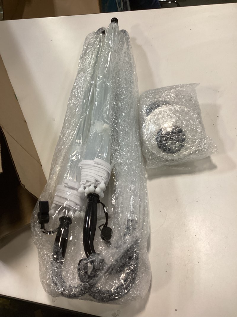 Condition photo showing Good Condition for Halloween DIY Jellyfish Costume Set 3 Clear Bubble Umbrella 25 Yards Iridescent White Ribbon 3 LED String Lights and 3 Pair of Googly Eyes Halloween Costume Sea Creature Cosplay Pink