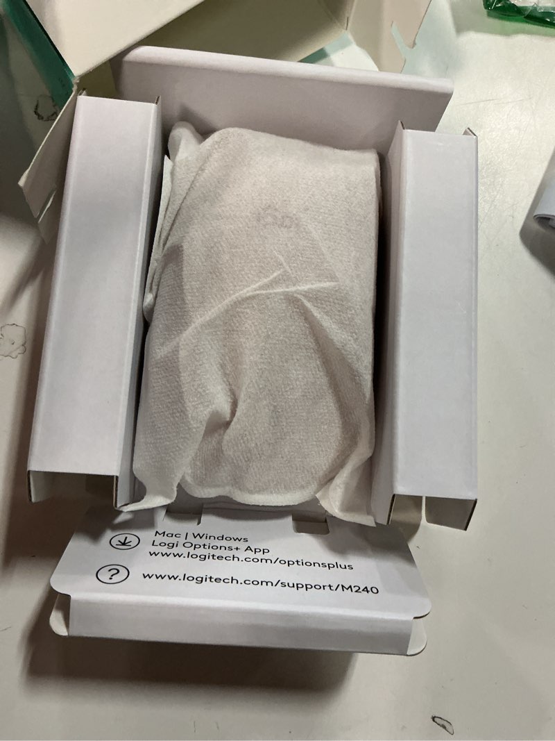 Condition photo showing Good Condition for Logitech M240 Silent Bluetooth Mouse, Wireless, Compact, Portable, Smooth Tracking, 18-Month Battery, for Windows, macOS, ChromeOS, Compatible with PC, Mac, Laptop, Tablets - Rose Bluetooth Rose One Size