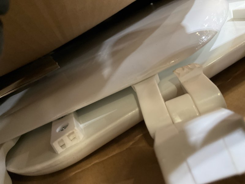 Condition photo showing As Is for toliet seat