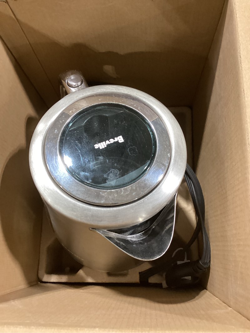 Condition photo showing Good Condition for Breville BKE845BST Smart Kettle Luxe Water Heater, 7 Cup, Black Stainless Steel