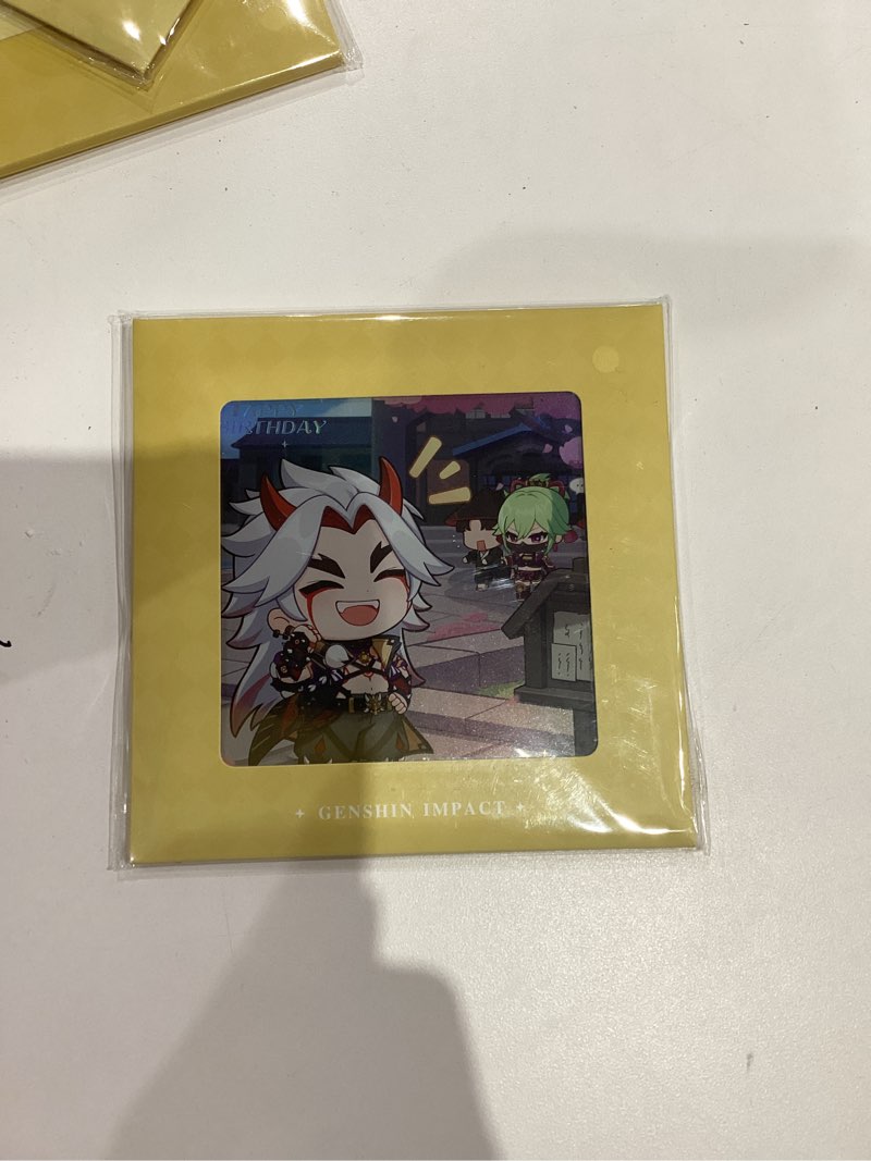 Genshin Impact Heartfelt Wishes Series Acrylic Fridge Magnet - Arataki Itto