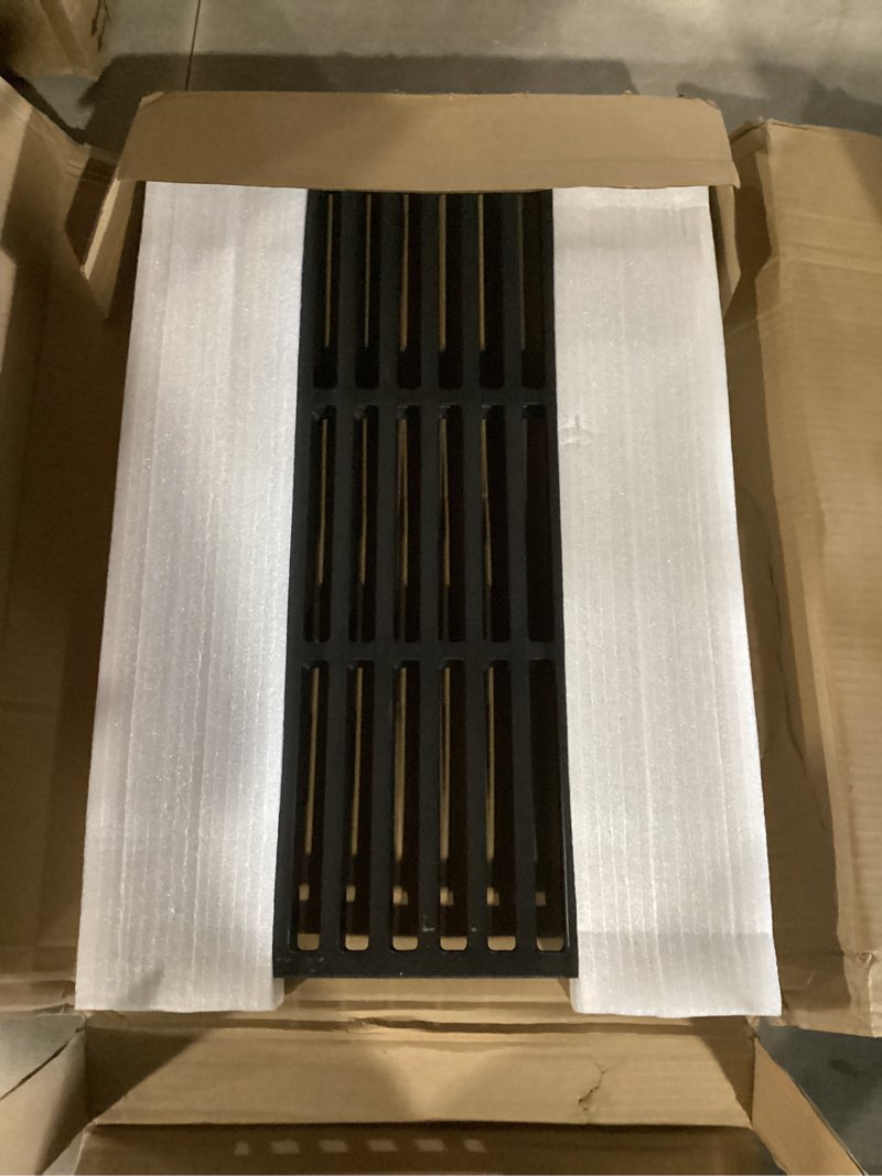 Condition photo showing Good Condition for leship 19.5 inch cooking grates replace for weber 7524, 7528, weber genesis 300 series genesis e310 e320 e330 s310 s320 s330 ep310 ep320 ep330 grills, cast iron grill grates (19.5" x 12.9" each) 19.5" x 12.9" for genesis 300 serise