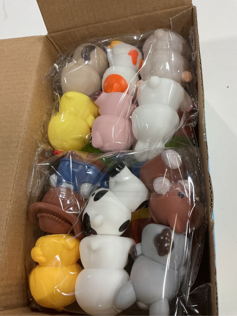 Condition photo showing New/Like New for 12 pcs easter eggs with finger puppets, easter basket stuffers with toys inside for hunt easter goodie bag fillers classroom prize rewards, easter party favors for kids boys girls