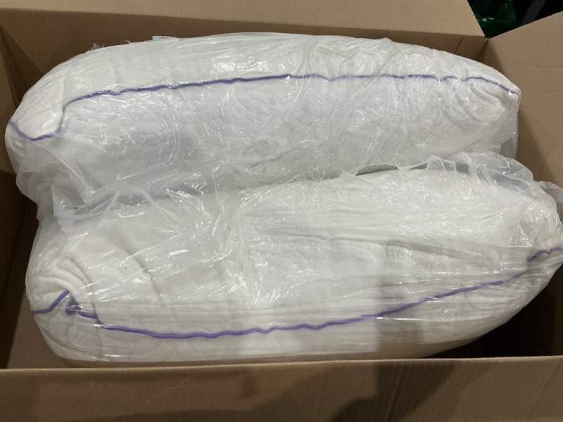 Condition photo showing Good Condition for serenity by tempur-pedics cooling memory foam pillow-standard size 24x16 bed pillows for sleeping,orthopedic support for side, back,and stomach sleepers, breathable cover,temperature regulating,white