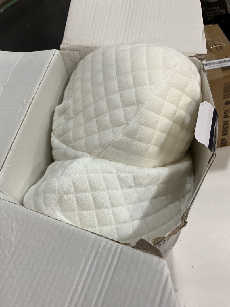 Condition photo showing Good Condition for side sleeper pillow with arm hole, shoulder relief system, arm pillow for neck and shoulder pain, premium memory foam, suitable for side, back and stomach sleepers - grey grey 6in height