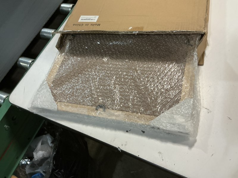 Condition photo showing New/Like New for Wood Frame Wall Mirror 16x20 inches | Rustic White Farmhouse Mirror Decor | Vertical and Horizontal Hanging | Living Room Bathroom (Distressed White)