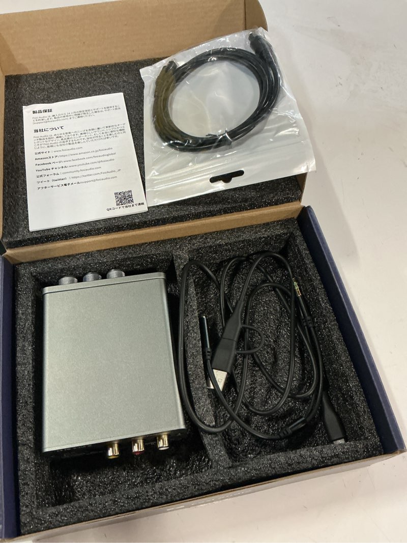 Condition photo showing Good Condition for fosi audio k5 pro gaming dac headphone amplifier mini hi-fi stereo digital-to-analog audio converter usb type c/optical/coaxial to rca/3.5mm aux for ps5/pc/mac/computer
