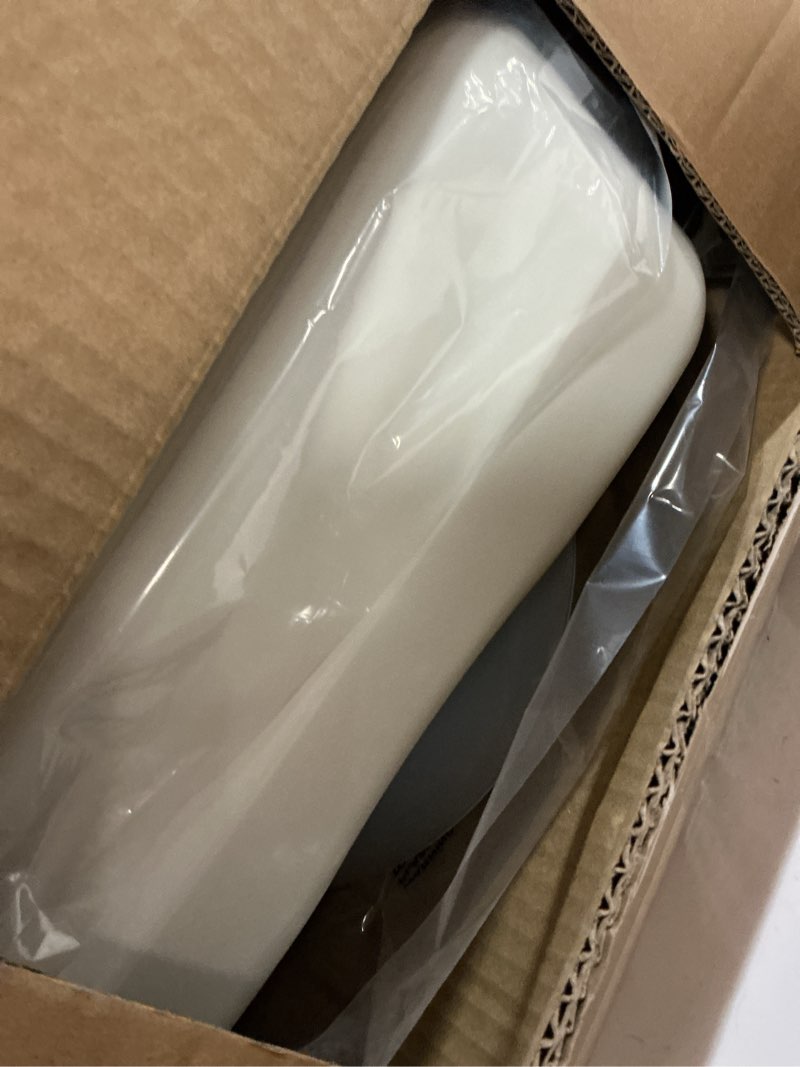 Condition photo showing New/Like New for healthsmart enhanced comfort 5" raised (round) toilet seat risers for seniors 5 slip resistant pads fsa/hsa eligible padded toilet seat elevation 15.7 x 15.2 x 6.1