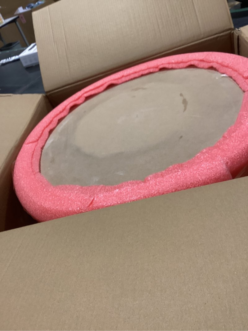 Condition photo showing Good Condition for jueraori 23.6x5.9in round mannequin display pedestal stands, bridal shop cylinder plinth raiser stand, party event decor platform base tables for model comic-con air conditioner heightening black 23.6x5.9in