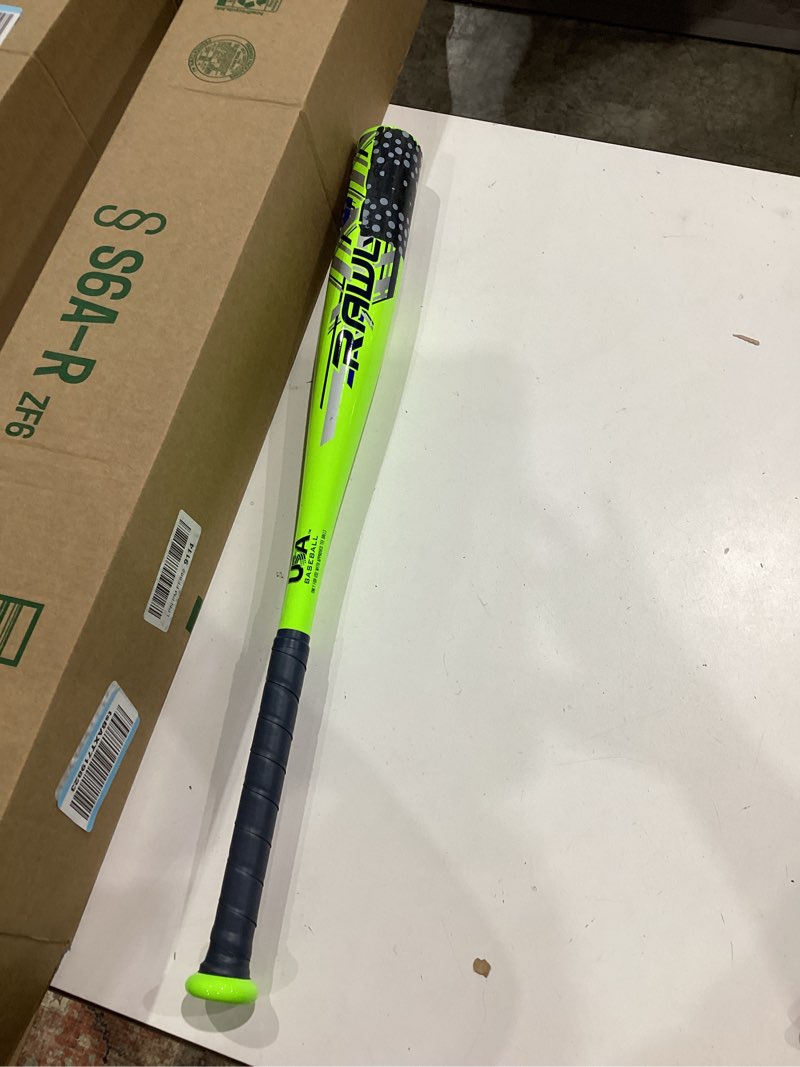 Condition photo showing As Is for rawlings | remix t-ball bat | usa baseball & softball | -12 drop | 2 1/4" barrel | 1 pc. aluminum green -12 26 inches